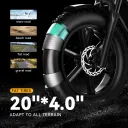 Cybervelo EK11 Fat-Tire Moped E-Bike (48V 20Ah) - Image 4