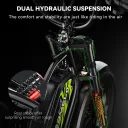 Cybervelo EK11 Fat-Tire Moped E-Bike (48V 20Ah) - Image 5