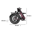 Heybike Ranger S (Merlot Red) - Image 3