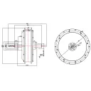 NBPower 2000W Fat Hub Motor (20×4") - Image 3