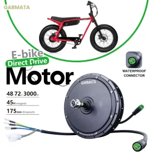 Garmata DD/R 3000W 205 Direct Drive Hub Motor (175mm)