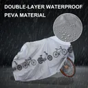 Lacros Bike Cover Water-Resistant (Silver) - Image 11
