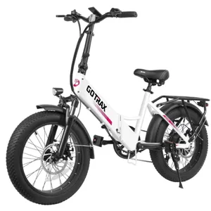 GOTRAX R3 Fat Tire Folding E-Bike (White) product photo