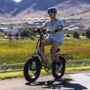 GOTRAX R3 Fat Tire Folding E-Bike (Black) - Image 3