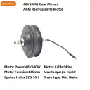 Bafang RM G041 48V 500W Rear Hub
