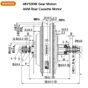 Bafang RM G041 48V 500W Rear Hub - Image 4
