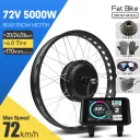 Generic 72V 5000W Fat Direct Drive Hub Motor (26" x 4") - Image 2