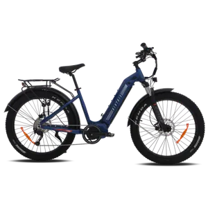 Biktrix Juggernaut Classic Duo Step-Thru L 19" 27.5x3 MTB (Electric Blue)