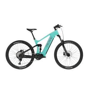 CYCTRAC Carbon Full-Suspension E-MTB 48V 500W (Light Blue)