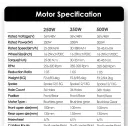 Jueshuai 48V 250W Hub Motor Conversion Kit (20") - Image 3