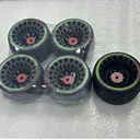 Meepo Cyclone 110s Street Wheel Set (Red) - Image 3