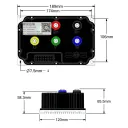 NBPower 72V 3000W Fat Conversion Kit Fardriver (20×4") - Image 4