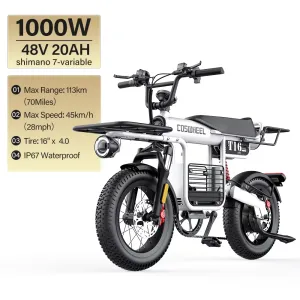 COSWHEEL CT20S 1000W 48V 20Ah product photo