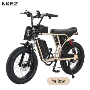 AKEZ X7 750W Fat Tire E-Bike (48V 18.2Ah) (Black)
