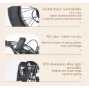 AKEZ X7 750W Fat Tire E-Bike (48V 18.2Ah) (Yellow) - Image 17