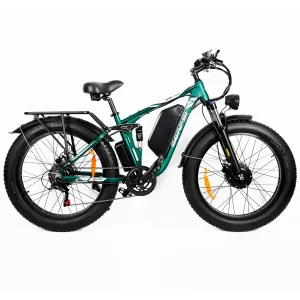 Bikes&You DP2603 Dual-Motor Fat eBike (Green) product photo
