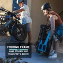 GOTRAX R3 Fat Tire Folding E-Bike (Black) - Image 5