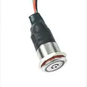 Generic LED 3-Wire Power Button (Red)