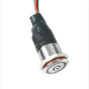 Generic LED 3-Wire Power Button (Red)