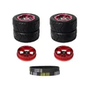 Meepo Cyclone 165s Racing Wheel Set (Red) - Image 3