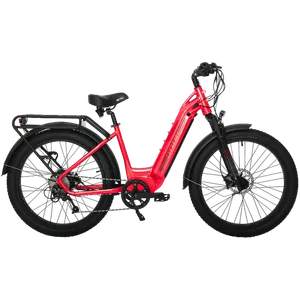 Biktrix Juggernaut Hub Duo Step-Thru 26x4 Fat (L 19") (Metallic Red)