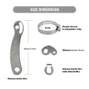 Generic Stainless Steel Torque Arm Pair (M14) - Image 2