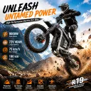 SLDBK R19 9000W Electric Dirt Bike (72V 40Ah)