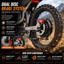 SLDBK R19 9000W Electric Dirt Bike (72V 40Ah) - Image 5