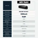 Generic 48V 2000W w/ 20Ah Waterproof Rear Hub Kit 700C - Image 5